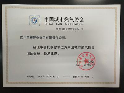 中国城市燃气协会会员******